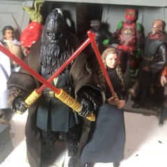 Star Wars Black Series Lot 2 Custom Sith Figures Leia Starkiller, Darth Mad Klaw