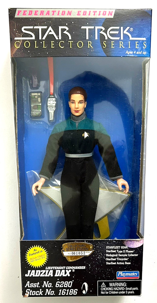 “Star Trek Deep Space Nine” Jadzia Dax (Old Man), 9” Playmates Figure New