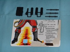 GI G.I. Joe gijoe CRIMSON GUARD IMMORTAL WEAPONS + FILE CARD LOT free ship