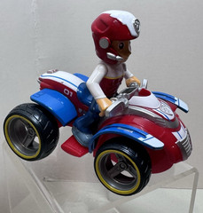 Paw Patrol Ryder Figure Spin Master ATV 4 Wheeler Quad Vehicle Detachable Rider