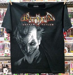BATMAN ARKHAM ASYLUM JOKER PROMOTIONAL TEE SHIRT NOS 2009 PS3 X-BOX 360 ADULT L
