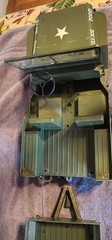 Vintage 1965 Hasbro GI JOE Jeep Combat Set #7000 Cannon, Search Light & Trailer