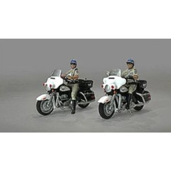 1/64 American Diorama Police Patrol Handmade Mini Figure Car Scene Decor Set