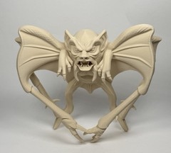 Angry Red Planet Martian Rat Bat Spider 5” Paintable Toy Version 3