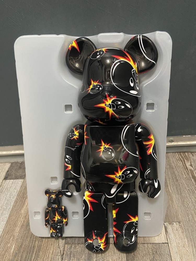 Medicom Toy The Hundreds 100% 400% Adam Bomb Be@brick DesignerCon Exclusive New
