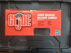 2000 GIJoe 12″ 40MM GRENADE MACHINE GUNNER – MOC!