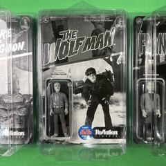 Funko/reaction black & white New York Comic Con Frankenstein Wolfman Creature