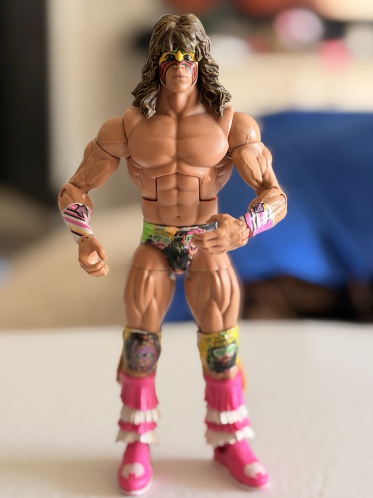 WWE Mattel Elite Defining Moments ULTIMATE WARRIOR Loose Used Legends Exclusive