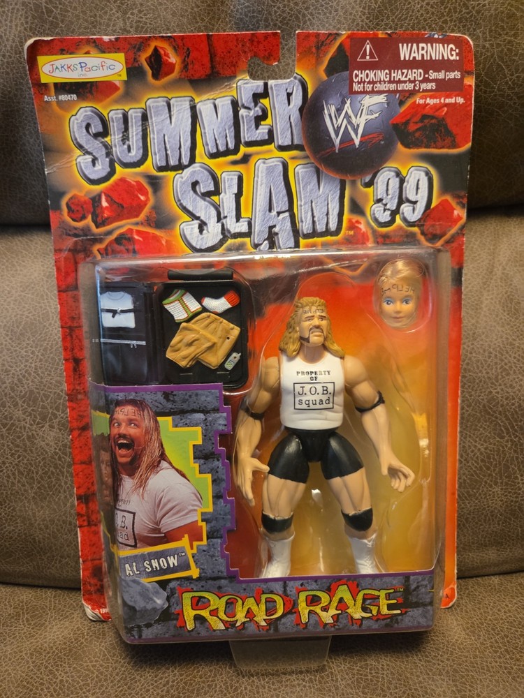 WWF WWE Summer Slam 99 Al Snow Road Rage Action Figure Jakks Pacific New Sealed