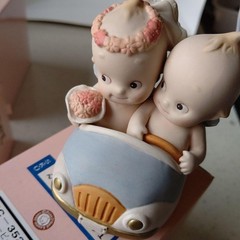 Kewpie Pair Dolls by Kato Kogei (Kewpie, retro style)