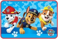 Nickelodeon PAW Patrol Polyester Foam Skid-Resistant Bathroom Rug 30” x 20” Blue