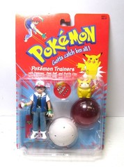 POKEMON #25 ASH & PIKACHU Deluxe Trainers Figure Set Nintendo 1999 Hasbro NEW