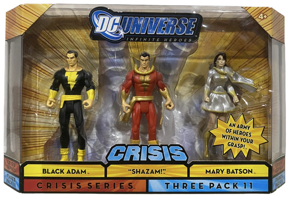 DC Universe Infinite Heroes Crisis Series Black Adam~Shazam~Mary Batson NEW 2008