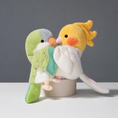 10″ Bird Parrot Hand Puppet Plush Toy Kawaii Storytelling Gift