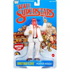 Mattel WWE LJN Superstars Wave 5 Brother Love! PRE-ORDER! RETRO 80S WWF!