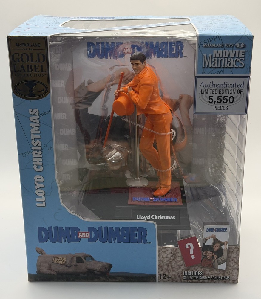 McFarlane Gold Label Movie Maniacs Dumb & Dumber Lloyd Christmas 1 of 5,500