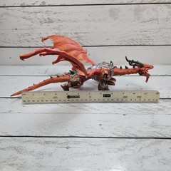 Mega Bloks Dragons Metal Ages Odaku Armory Slann Dragon 12″ Long Figure Read