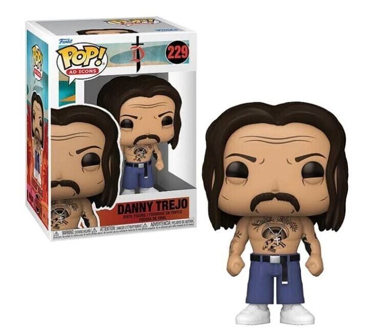 DANNY TREJO 3.75″ POP VINYL FIGURE AD ICONS NEW 229 FUNKO IN BOX