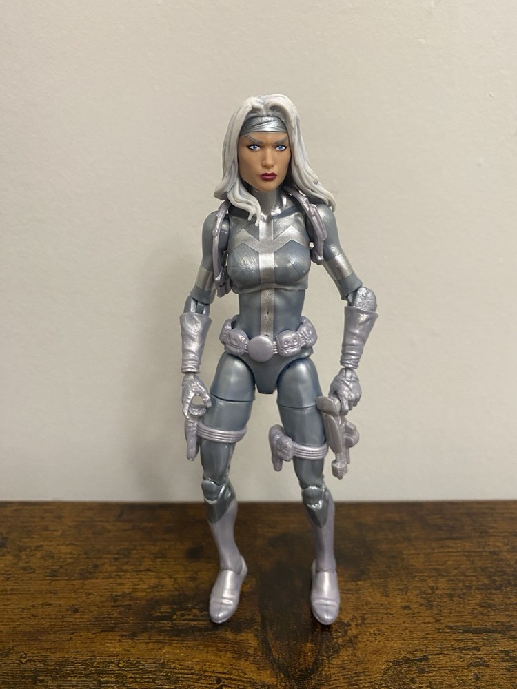 Marvel Legends SILVER SABLE Kingpin BAF Hasbro Spider-Man 6” Figure