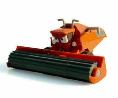 4PAck Disney Pixar Cars FRANK THE COMBINE HARVESTER & 2 TRACTORS Diecast 1/55
