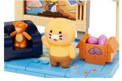 Kakao Friends Desk Mini Photo Brick Figure Choonsik Note Stand Office Organizer