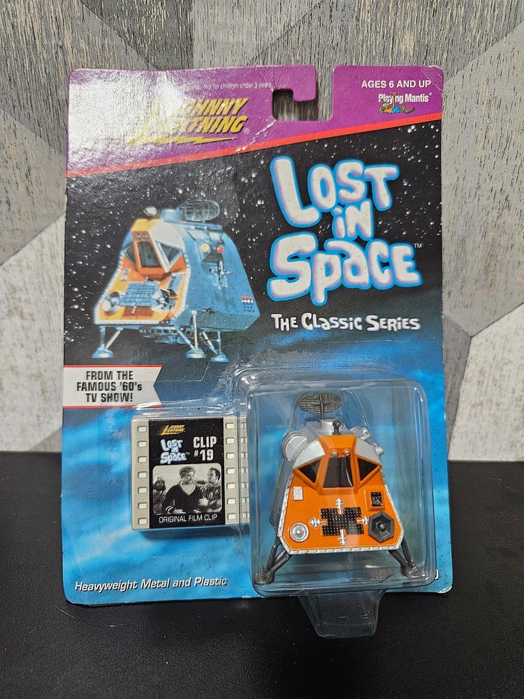 Johnny Lightning Lost In Space Space Pod Film Clip #19 Sealed Playing Mantis