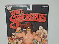 New WWE WWF LJN Superstars ULTIMATE WARRIOR Black Card Wrestling Figure Mattel