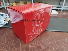 Iron Man Full Black Helmet MK5 1/1 Electronic Voice-controlled Mask Cosplay Prop