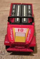 Vintage 1984 GOBOT Dynabot Motorized Military JEEP Red Charger F-15 Fighter Jet