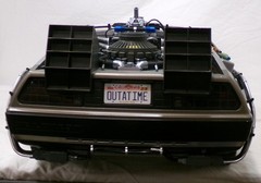 Hot Toys Back To The Future MMS260 DeLorean Time Machine 1/6 Vehicle Complete