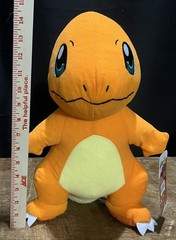 Pokemon Polystyrene Foam, Polyester Fiber filled CHARMANDER 14 inch Stuffed Toy