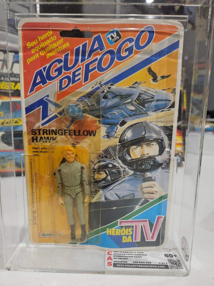 1984 Glasslite TV Toys Aguia De Fogo (Airwolf) Stringellow Hawk CAS 60+