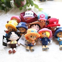 One Piece Chopper Plush Keychain Soft Stuffed Doll 14-30cm Kawaii Anime Toy!