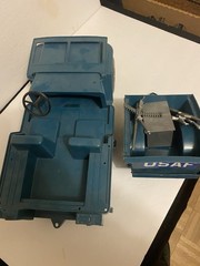GI JOE 1960S/70S EMPIRE USA AIR FORCE JEEP/TRAILER WITH EQUIPMENT