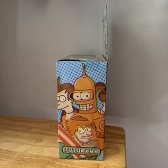 Toynami Futurama Clobberella Leela Figure With Robot Santa Build-a-Bot Parts