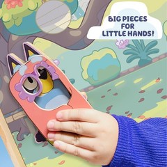 Bluey 18-Piece Playset – Wooden Magnetic Dolls for Engaging Playtime Adventures