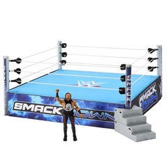 WWE Smackdown Real Scale Wrestling Ring Playset w/ Jacob Fatu Ultimate Edition