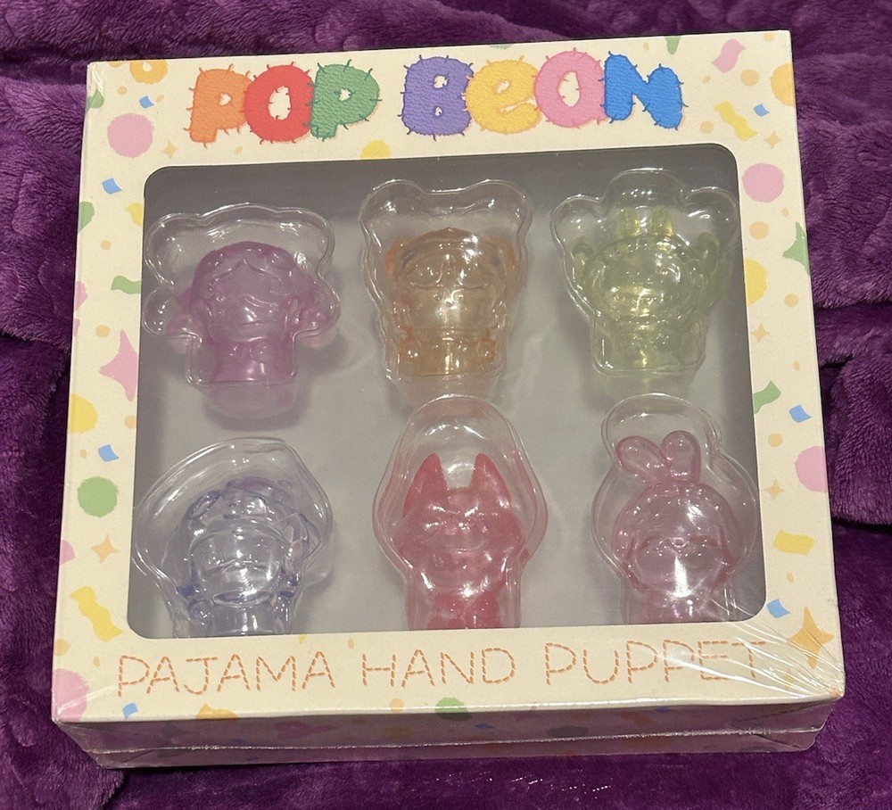 Authentic Pop Mart Pop Bean Pajama Party Hand Puppets Laububu Molly New Sealed