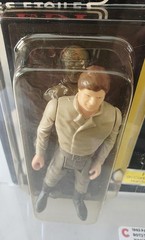 Star Wars POTF Tri Logo Han Solo Carbonite CAS 75 Vintage Figure