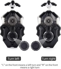 Bey Battling Burst Launcher and Grip, B-184 Left and Right Spin String Launcher