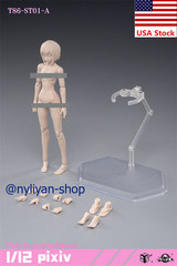86TOYS T86 1/12Female Pale Suntan Joint Flexible Body For 6”Action Figure Model
