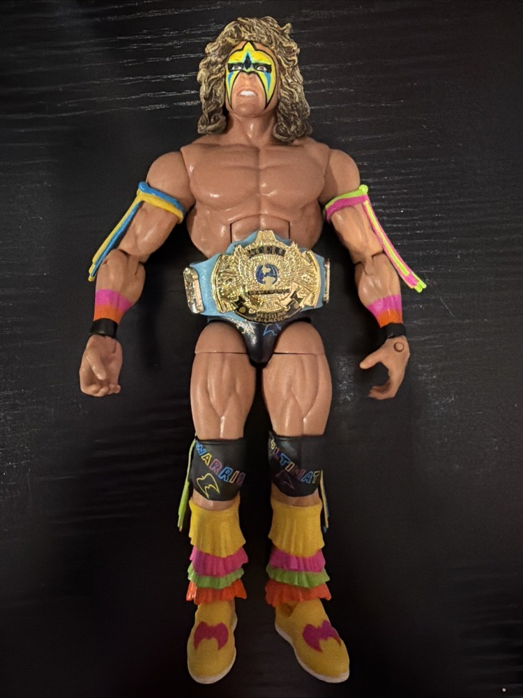 WWE Ultimate Warrior Elite Hall of Fame Series 1 Mattel Wrestling Action Figure