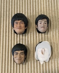 **PICK 1** 1/6 12″ Bruce Lee Kung Fu Hot Toys Enterbay Head Sculpt Action Figure