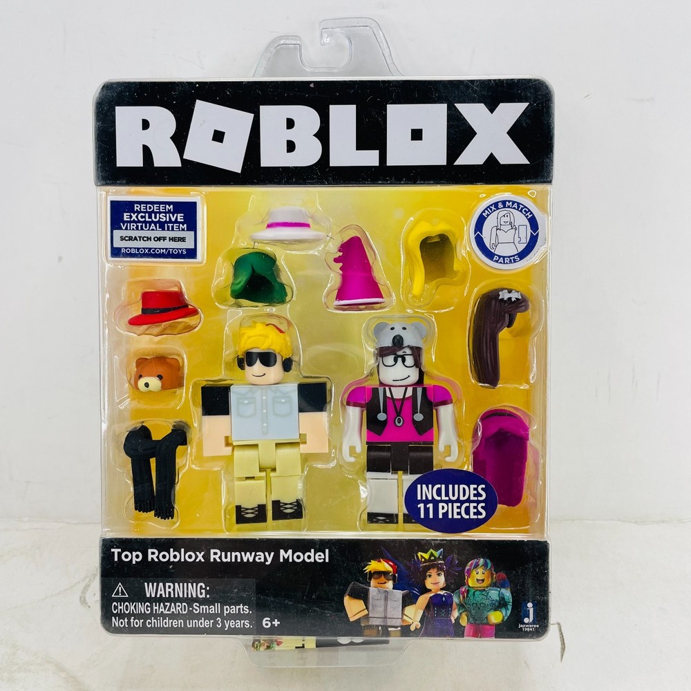 Top Roblox Runway Model Action Figure w/Exclusive Virtual Item Gift Toys