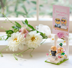 KAKAO Friends Happy WEDDING BRICK Figure DIY Blocks *US-duty Paid