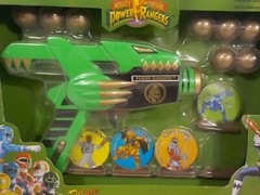 N A514 Power Rangers Deluxe Power Ball Target Set Green Ranger Edition