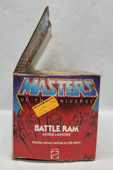 1981 Masters of the Universe BATTLE RAM Complete w/ 3 Missiles in Box – MOTU
