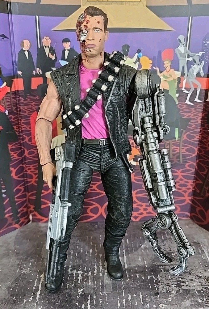 NECA Reel Toys Terminator 2 Kenner Tribute Power Arm T-800 Incomplete 7″ Figure