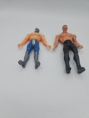 Rey Mysterio Unmasked +Volador Jr. Mexican Wrestling Figure Masked Luchador VTG
