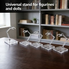 12Pc HG144 Adjustable Action Figure Display Holder Base Doll Model Support Stand